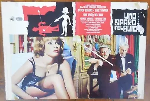 LOTTO SET 5 fotobusta lobby card UNO SPARO NEL BUIO Blake Edwards SELLERS CINEMA - Picture 1 of 5