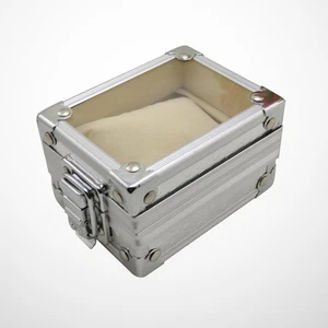  Schmuck Display Uhr Aufbewahrung Tablett Organizer Vintage Tasche Etui Transparent - Bild 1 von 11