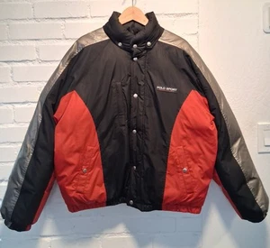 Vintage Polo Sport Ralph Lauren Down Puffer Jacket Waterproof Mens Size Large - Picture 1 of 14