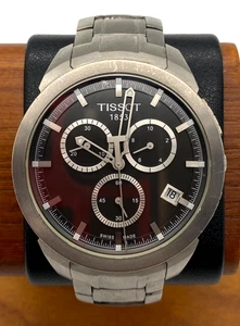 Reloj Tissot para hombre T-Sport cronógrafo esfera negra titanio - T0694174405100 43 mm - Imagen 1 de 11