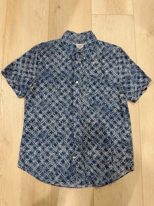 Jack Spade Men's Linen/Cotton S/S Button Shirt Blue • Medium - Picture 1 of 5