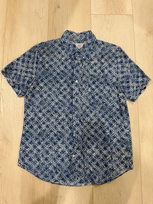 Jack Spade Men's Linen/Cotton S/S Button Shirt Blue • Medium - Image 1 of 4