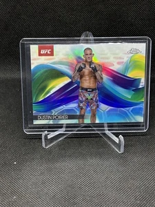 Topps 2025 cromado UFC Helix Dustin Poirier #HEL-7 SSP - Imagen 1 de 4