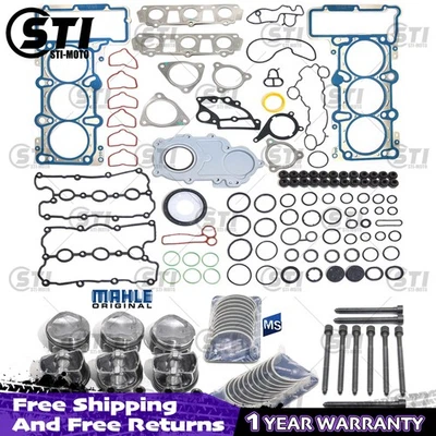 Engine Rebuild Overhaul Pistons Seals Kit For Audi A8 Q7 A6 S5 3.0 TFSI CRE CTD - Image 1 of 4