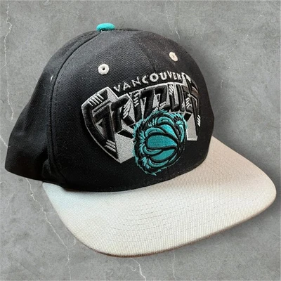 Vancouver Grizzlies Mitchell & Ness Sombrero Ajustable Mezcla Lana NBA Baloncesto Foto 1 de 4