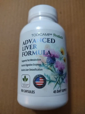 TODICAMP Salud Hepática con Cardo Mariano, Alcachofa, Colina Soporte Hígado Foto 1 de 4