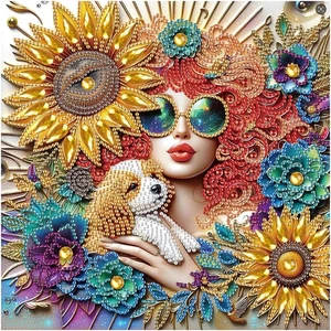 Diamond Painting Kit for Adults, 5D Flower Diamond Art Beginners - Special Shape - Picture 1 of 6