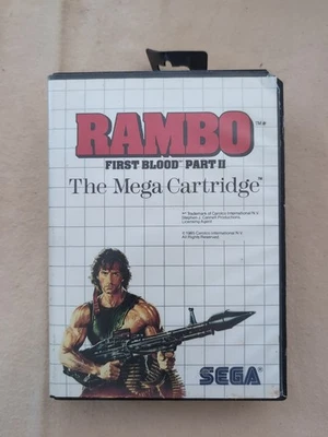 Rambo: First Blood Part II (Sega Master, 1986), BOX ONLY - Image 1 of 4