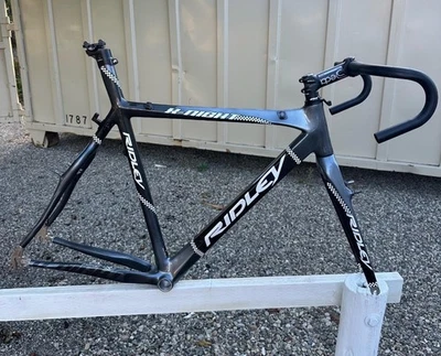 Cuadro + horquilla XLNT Ridley X-Night 52 cm - manillar y potencia Deda - ciclocross XC Foto 1 de 4