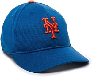 MLB New York Mets Raised Replica Mesh Baseball Hat Cap Style 350 Adult - Picture 1 of 1