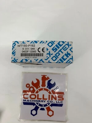 Sick WT150-P162 Photoelectric Sensor 100mm PNP Diffuse 10 to 30V W150 Series - Image 1 of 4