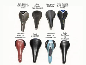 Selle per bici da corsa vintage l'eroica BASSANO CINELLI SAN MARCO SELLE ITALIA - Foto 1 di 18