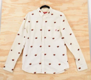 Supreme Sacred Hearts Oxford White Long Sleeve Button Down Shirt Mens M - FW17 - Picture 1 of 19