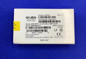 J9151D Genuine HPE Aruba 10G SFP+ LC LR 10km SFP+ transceiver 1990-4694 - Picture 1 of 3