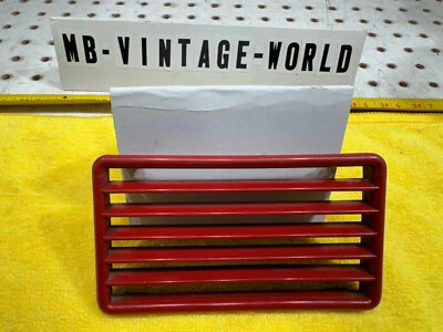 Mercedes genuino 73-80 W116 450 consola central EE. UU. AC plástico ROJO ventilación 1 cubierta Foto 1 de 4