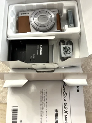 [Exc+4 in Box] Canon PowerShot G9X Mark II 20.1MP Digital Camera Silver Japan - Image 1 of 4