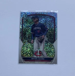 2023 Bowman Chrome - Prospects Speckle Refractor #BCP-193 Bryan Acuna /299 (RC) - Picture 1 of 2