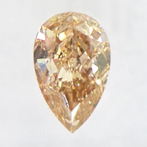 Brown Diamond Pear Shape Natural Fancy Color Loose 0.59 Carat VS1 IGI Certified - Picture 1 of 6