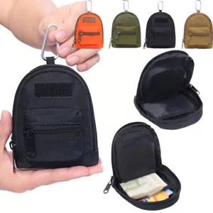 Taktische EDC Pouch Brieftasche Kopfhörer Schlüssel Münze Geldbeutel Gürtel Pack - Bild 1 von 17