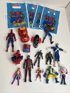 14 Mixed Figure Lot Spider-Man, X-men, Marvel Unique Lot T2 - Picture 1 of 21