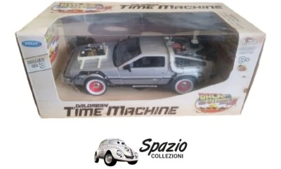 DELOREAN TEAM MACHINE WELLY SCALA 1/24 - Immagine 1 di 4
