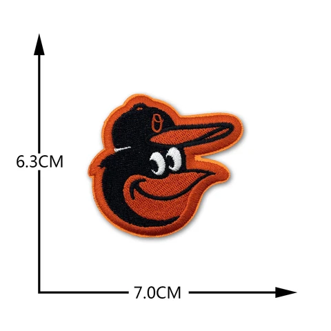 Baltimore Orioles Iron/Sew On MLB Baseball Jersey Embroidered Patch Cover