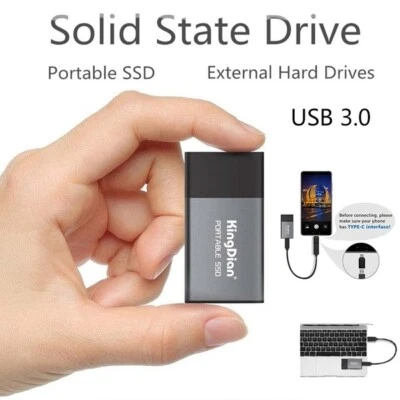 KingDian 240GB External Solid State Drive USB 3.0 Portable SSD - Image 1 of 4