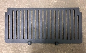 Rectangular Cast Iron Bottom Grate for Free Standing Basket/Grate 480mm x 240mm - Picture 1 of 3