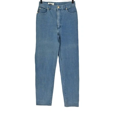 Pantalones de mezclilla ESCADA para mujer talla 40 pierna recta azul cintura alta calce clásico Foto 1 de 4