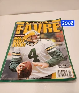 A Tribute To Brett Favre 2008 Collector Magazine, And A 2002 Bobble Head - Picture 1 of 7
