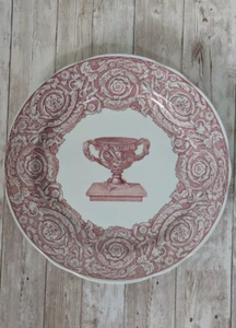The Spode Pink Room Collection ~ Warwick Vase ~ Dinner Plate ~ 10 1/4" - Picture 1 of 5