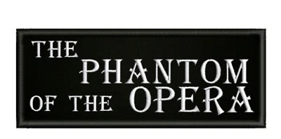 Phantom of the Opera Movie Patch 4" Embroidered Hook Loop Applique Halloween - Image 1 of 4