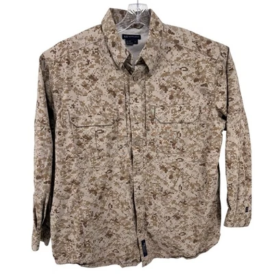 Camisa táctica para hombre 5.11 XL camuflaje digital ventilada abotonada manga larga tostada Foto 1 de 4