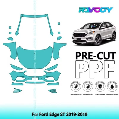 Película de protección de pintura precortada PPF para Ford Edge ST 2019-2019 Foto 1 de 4