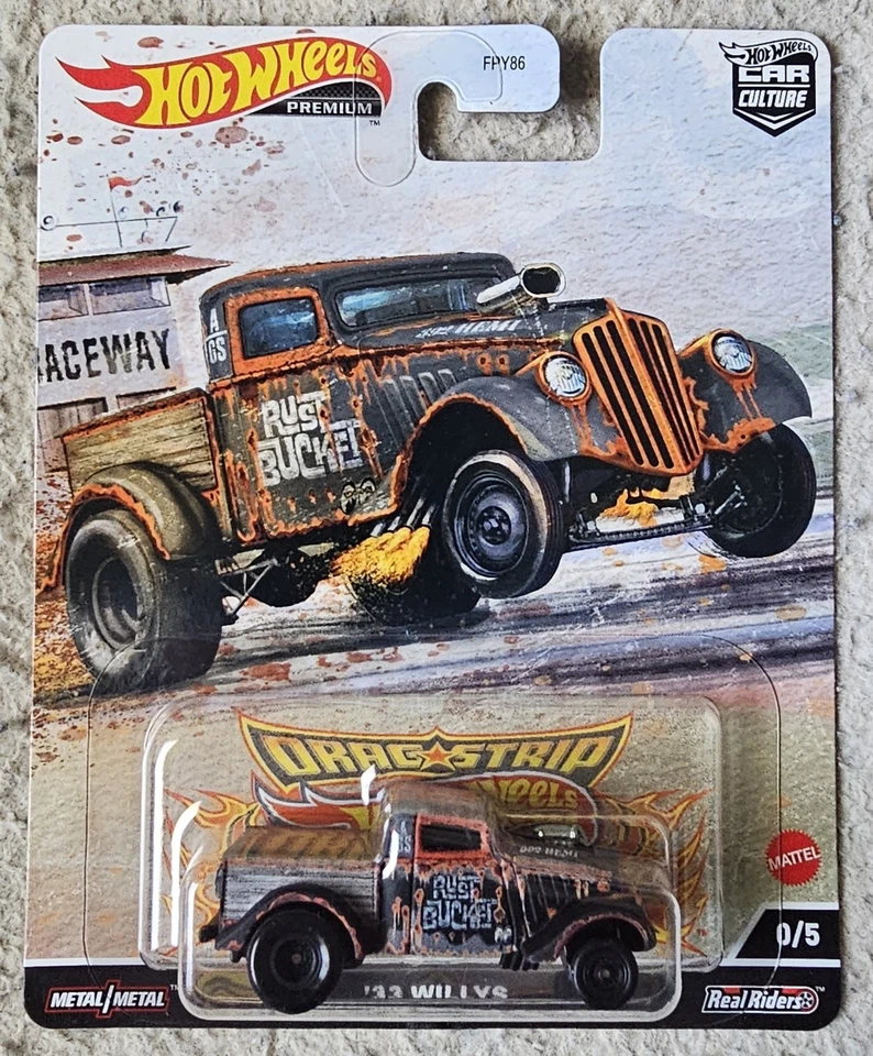Hot wheels Drag Strip Demons Chase ‘33 Willy’s Premium Car Culture 2023 #0/5 - Image 1 of 1