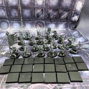 Warhammer Old World Bretonnian Peasant Bowmen X22 Arches 4AB-4 - Picture 1 of 9