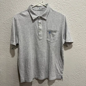 johnnie-O Boys 14 Prep gray Cotton Polo Shirt - VGUC! - Picture 1 of 4