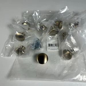 Liberty Hardware Knobs Round Bronze Satin Cabinet Knob Brass 10 pack O29523Z - Picture 1 of 6