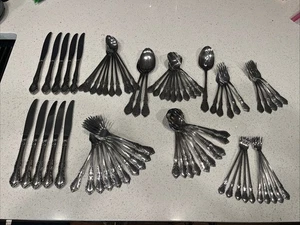 75 pcs Oneida Mansion Hall Distinction Deluxe Stainless Flatware Service For 10 - Picture 1 of 9