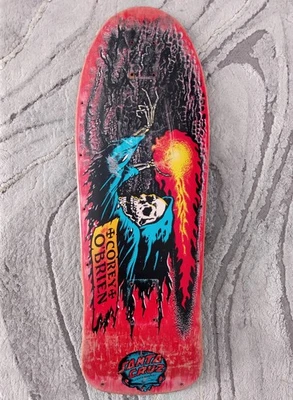 Santa Cruz Skateboard Deck Original Corey O'Brien Reaper Used Foto 1 de 4