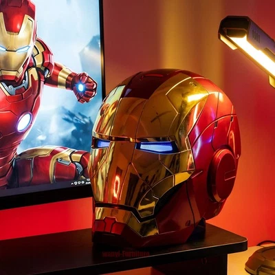 New Version AUTOKING Iron Man Helmet MK5 Mask Voice-control Open-close Light-up - Image 1 of 4
