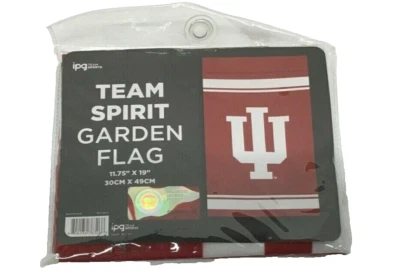 Indiana University Indiana Hoosiers 11.75 x 19 inch Team Spirit Garden Flag - Image 1 of 3