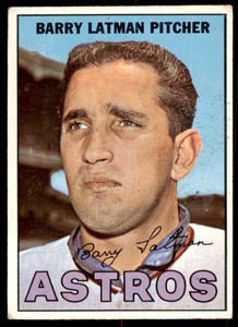 1967 TOPPS BARRY LATMAN HOUSTON ASTROS #28