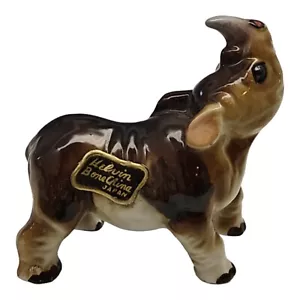 Kelvins Bone China Rhinocero Rhino Figurine Japan - Picture 1 of 10