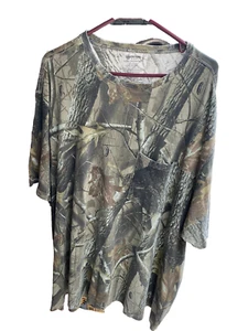 Outfitters Ridge Men's 3XL RealTree Camouflage Camo T-Shirt 100% Cotton - Picture 1 of 4