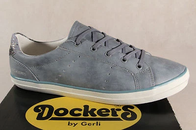 Dockers Zapatilla De Cordones Zapato Bajo Azul Claro - Imagen 1 de 4