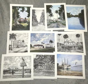Wellington Ward Portfolio Limited Edition Prints Fort Myers FL 2367/3000 Signed - Picture 1 of 14