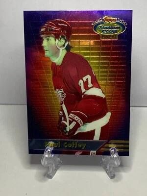 1993-94 Topps Stadium Club Finest # 4 Of 12 Paul Coffey Detroit Red Wings NHL - Image 1 of 2