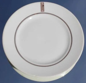 "LÍNEA FRANCESA CGT SS NORMANDÍA 2ND CL 8,5" PLACA BARCO DE VAPOR CHINA AIRE ACONDICIONADO - Imagen 1 de 3