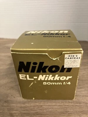 Lente de ampliación Nikon EL-Nikkor 50 mm F4 Foto 1 de 4